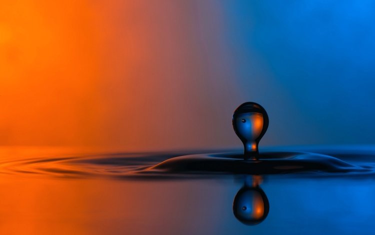 вода, отражение, фон, капля, цвет, всплеск, water, reflection, background, drop, color, splash
