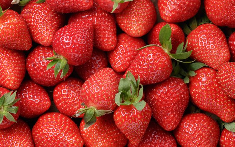клубника, ягоды, крупным планом, strawberry, berries, closeup