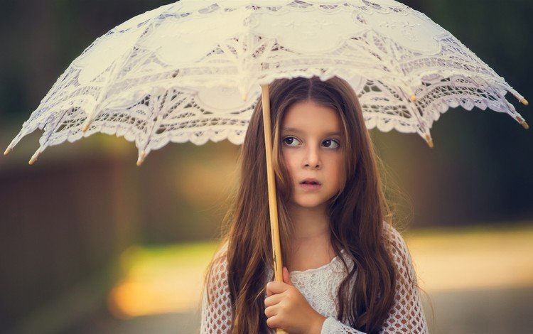 настроение, фон, девочка, зонт, ребенок, зонтик, кружева, длинные волосы, mood, background, girl, umbrella, child, lace, long hair