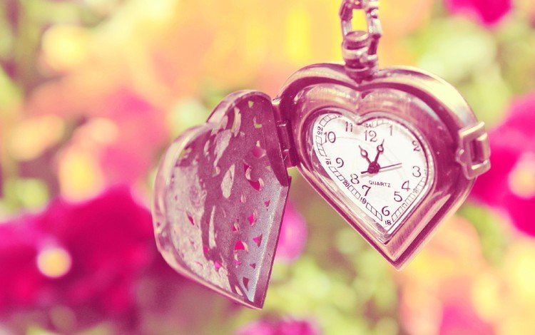 макро, сердечко, часы, время, кулон, циферблат, сердцечко, macro, heart, watch, time, pendant, dial, serdechko