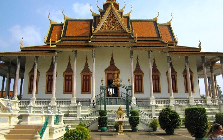 храм, дворец, камбоджа, пномпень, temple, palace, cambodia, phnom penh