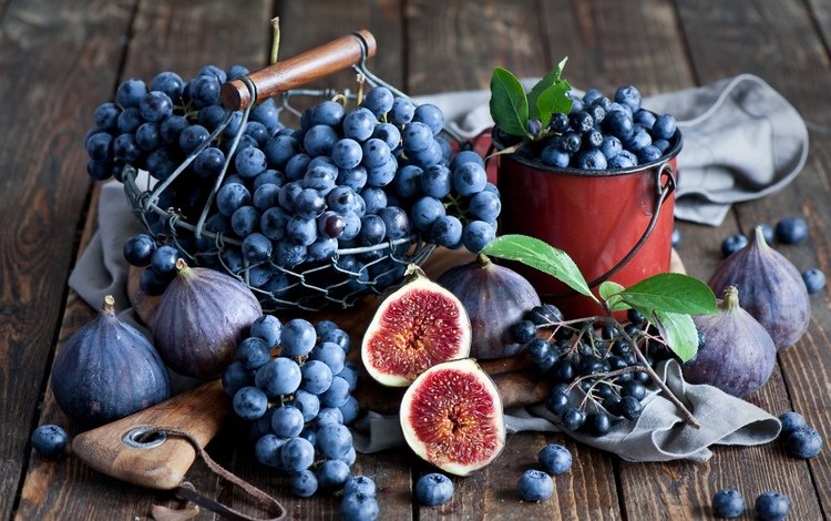 виноград, фрукты, ягоды, натюрморт, инжир, anna verdina, черноплодная рябина, grapes, fruit, berries, still life, figs, chokeberry