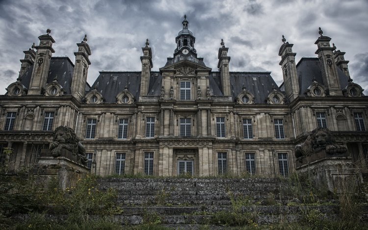 замок, франция, заброшенный, alex tassot, chateau corneille, старинный дом, castle, france, abandoned, old house