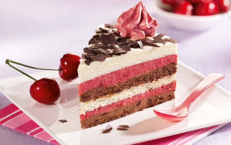 вишня, шоколад, сладкое, торт, десерт, пирожное, крем, cherry, chocolate, sweet, cake, dessert, cream