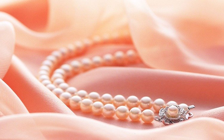 украшения, ткань, драгоценности, ожерелье, жемчуг, жемчужное ожерелье., decoration, fabric, jewelry, necklace, pearl, pearl necklace.