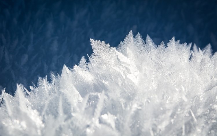 снег, природа, зима, кристаллы, крупным планом, snow, nature, winter, crystals, closeup