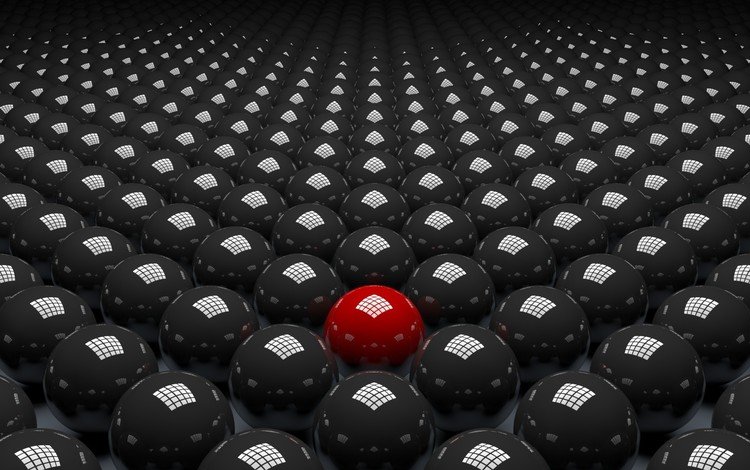 шары, красный, графика, шарики, блеск, шар, чёрные, 3д, balls, red, graphics, shine, ball, black, 3d