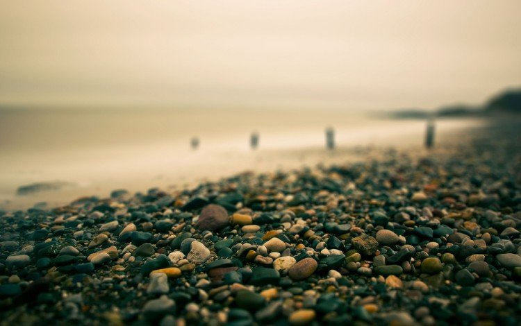 природа, камни, берег, галька, пейзаж, море, пляж, горизонт, nature, stones, shore, pebbles, landscape, sea, beach, horizon