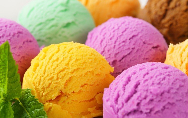мята, мороженое, разноцветные, шарики, сладкое, десерт, mint, ice cream, colorful, balls, sweet, dessert