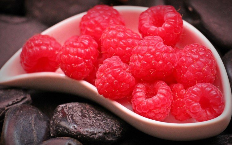 малина, ягода, красная, спелая, raspberry, berry, red, ripe