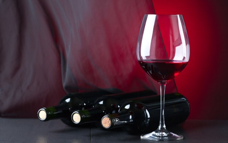 бокал, вино, бутылки, красное, glass, wine, bottle, red