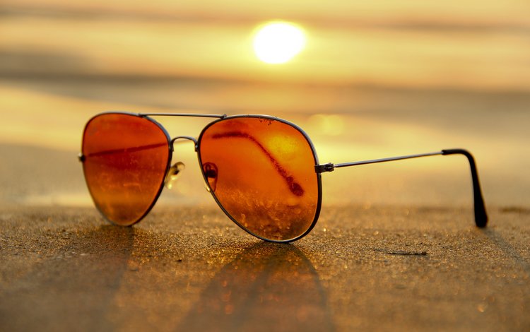 солнце, песок, пляж, очки, the sun, sand, beach, glasses