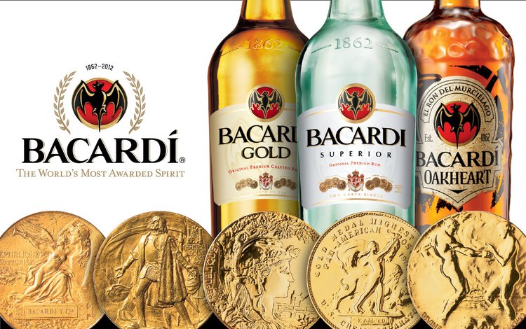 бутылки, алкоголь, монеты, ром, бакарди, bottle, alcohol, coins, rum, bacardi