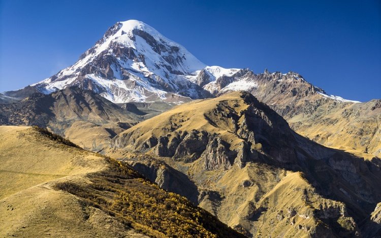 горы, грузия, кавказ, казбек, гергети, alex tsarfin, mountains, georgia, the caucasus, kazbek, gergeti
