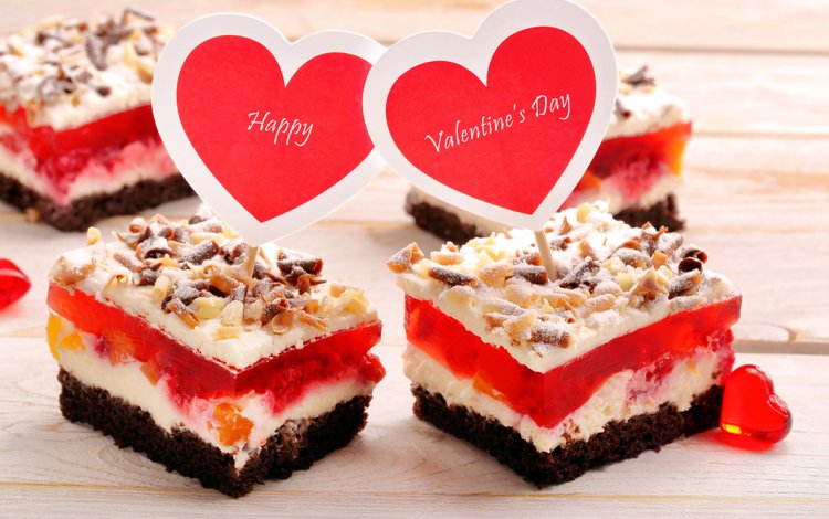 надпись, любовь, сердечки, пирожные, день святого валентина, пожелание, the inscription, love, hearts, cakes, valentine's day, wish