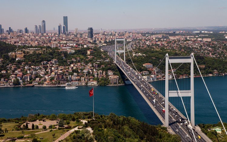 мост, турция, стамбул, босфор, босфор мост, константинополь, bridge, turkey, istanbul, the bosphorus, the bosphorus bridge, constantinople