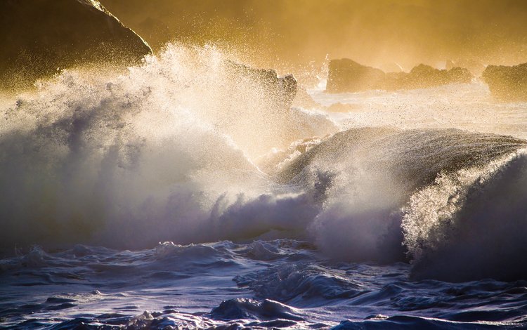 природа, волны, море, побережье, шторм, гаваи, oahu's north shore, nature, wave, sea, coast, storm, hawaii