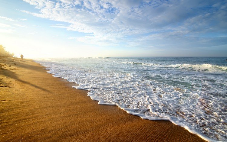 небо, природа, берег, волны, пляж, шри-ланка, the sky, nature, shore, wave, beach, sri lanka