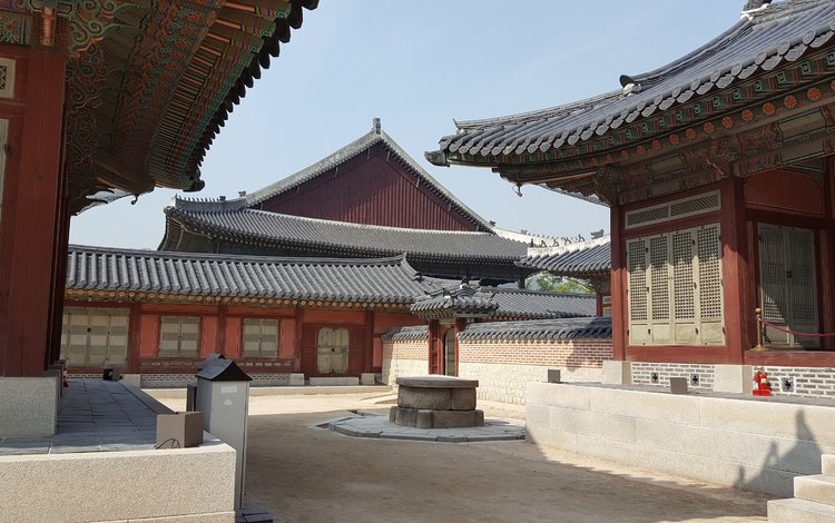здания, южная корея, традиционное здание, building, south korea, traditional building
