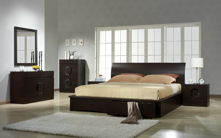 интерьер, кровать, мебель, спальня, interior, bed, furniture, bedroom