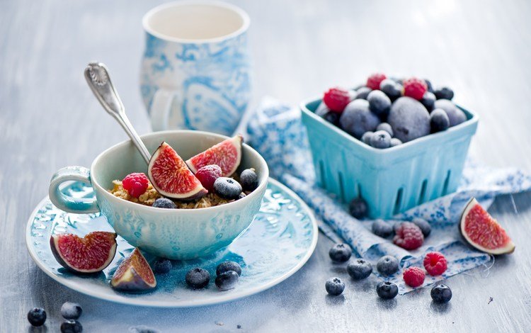 малина, anna verdina, йогурт, фрукты, ягоды, черника, завтрак, сладкое, мюсли, инжир, raspberry, yogurt, fruit, berries, blueberries, breakfast, sweet, muesli, figs