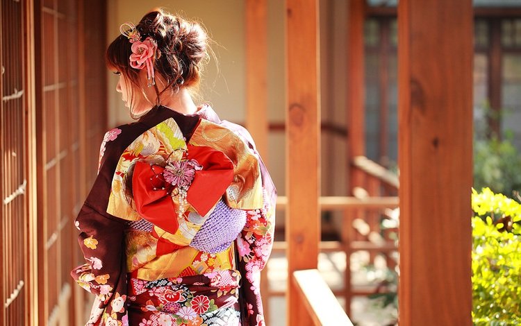 стиль, девушка, волосы, кимоно, азиатка, style, girl, hair, kimono, asian