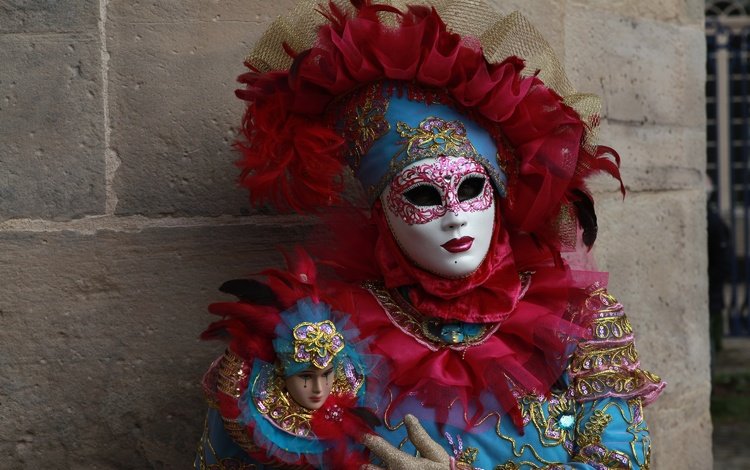 девушка, маска, модель, перья, костюм, карнавал, girl, mask, model, feathers, costume, carnival