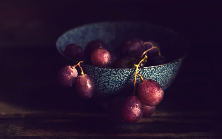 фон, виноград, капли, ягоды, натюрморт, миска, background, grapes, drops, berries, still life, bowl