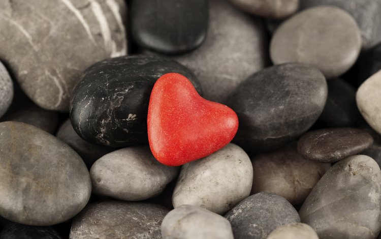 камни, галька, сердечко, форма, сердце, stones, pebbles, heart, form