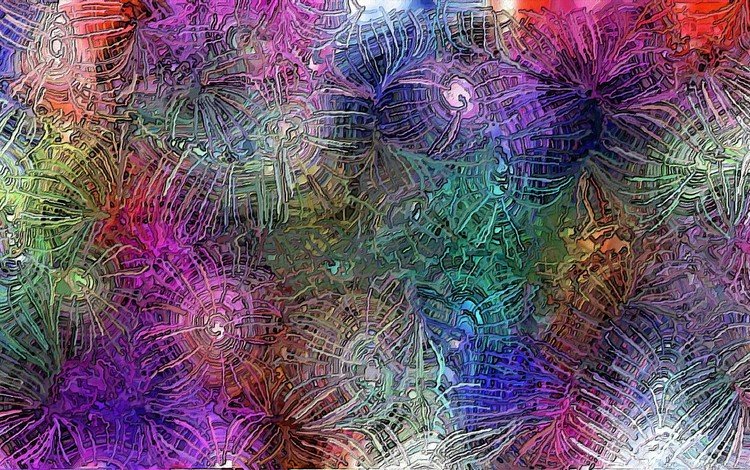 абстракция, фон, узор, цвет, фейерверк, компьютерная графика, abstraction, background, pattern, color, fireworks, computer graphics