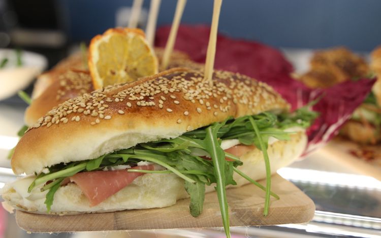 бутерброд, сыр, мясо, булочка, сэндвич, рукола, sandwich, cheese, meat, bun, rocket