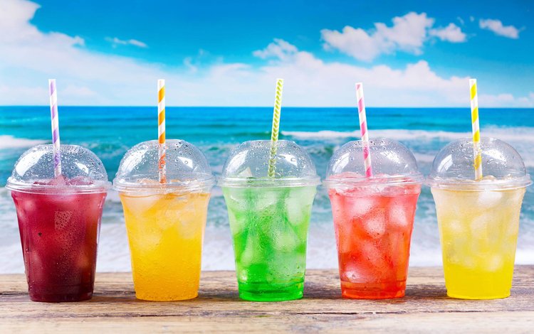 пляж, лёд, напитки, стаканы, beach, ice, drinks, glasses