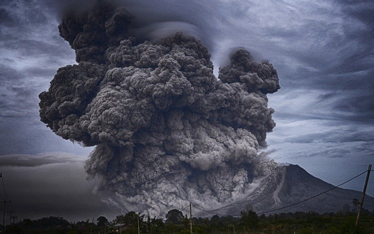 дым, извержение, вулкан, вулкан этна, этна, smoke, the eruption, the volcano, mount etna, etna