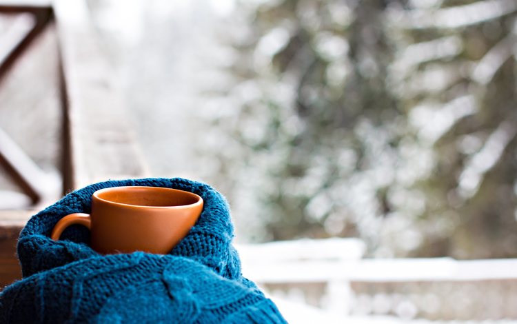 зима, кофе, окно, чашка, шарф, winter, coffee, window, cup, scarf