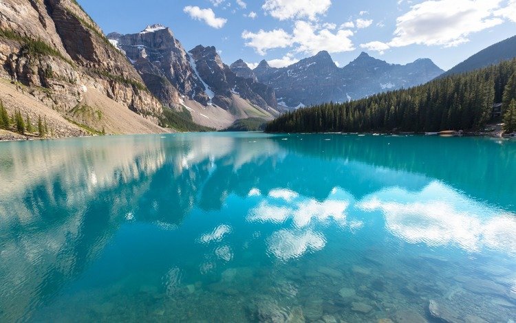 озеро, горы, природа, отражение, lake, mountains, nature, reflection