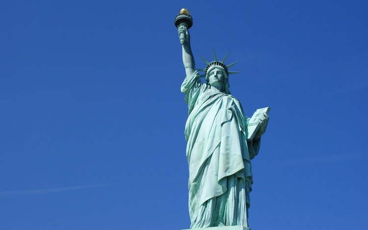небо, сша, нью-йорк, статуя свободы, the sky, usa, new york, the statue of liberty