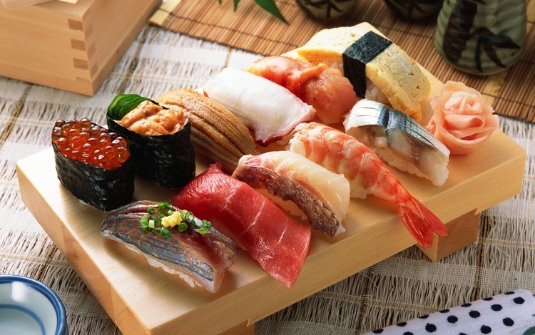 рыба, икра, суши, роллы, морепродукты, японская кухня, ассорти, fish, caviar, sushi, rolls, seafood, japanese cuisine, cuts