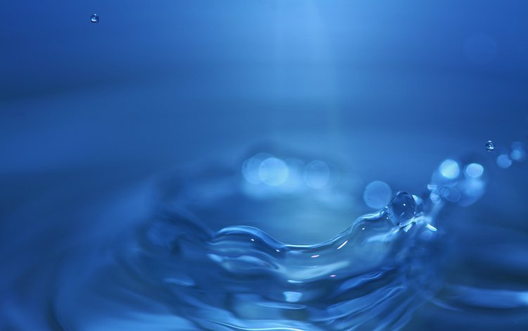 вода, фон, синий, капли, цвет, брызги, всплеск, 3d графика, water, background, blue, drops, color, squirt, splash, 3d graphics