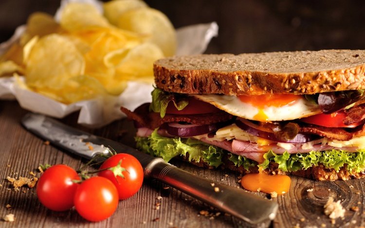 зелень, бутерброд, сыр, овощи, помидор, яйцо, ветчина, greens, sandwich, cheese, vegetables, tomato, egg, ham