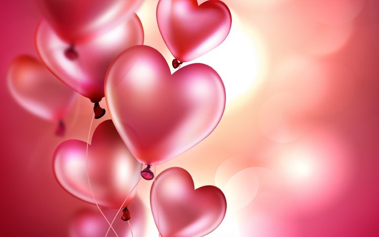 фон, шарики, сердечки, воздушные шарики, шарики сердечками, background, balls, hearts, balloons, balls hearts