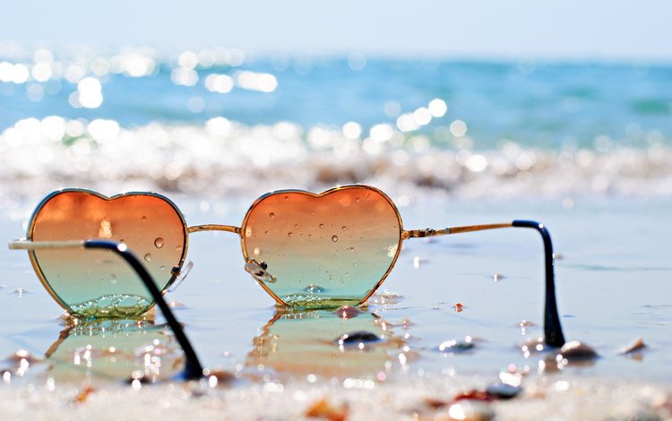 море, песок, пляж, очки, sea, sand, beach, glasses