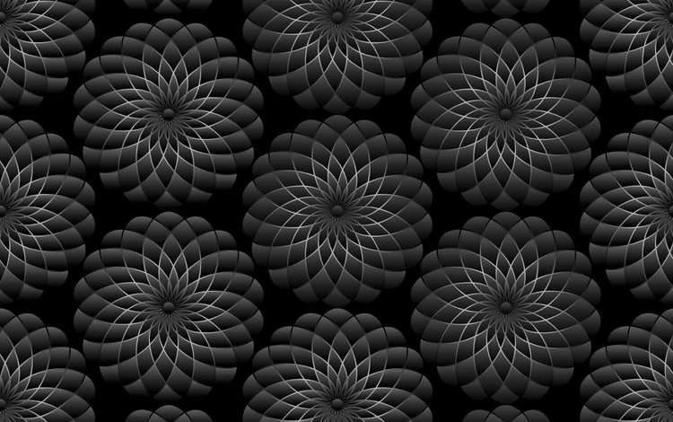 текстура, фон, узор, чёрно-белое, форма, графика, 3д, texture, background, pattern, black and white, form, graphics, 3d