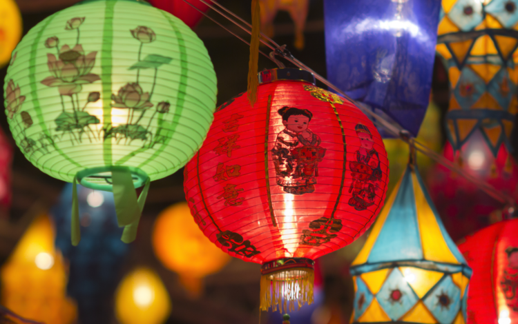 свет, фонари, разноцветные, фонарики, китайские фонарики, light, lights, colorful, lanterns