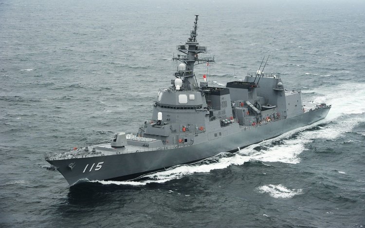 япония, эсминец, акидзуки, japan, destroyer, akizuki