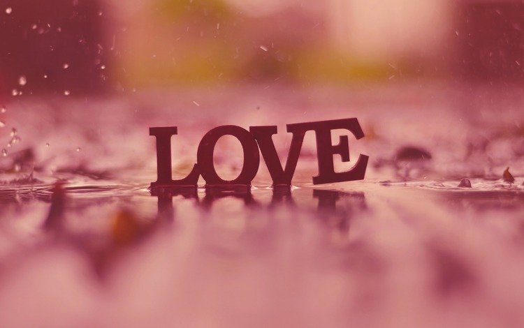 капли, буквы, дождь, любовь, лужа, влюбленная, дождь? капли, drops, letters, rain, love, puddle, rain? drops