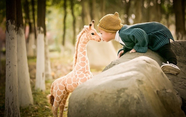 настроение, игрушка, ребенок, мальчик, жираф, mood, toy, child, boy, giraffe