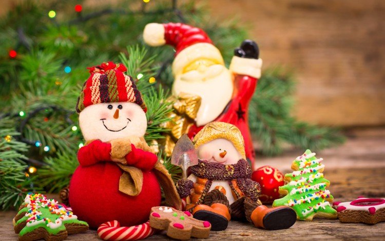 новый год, гирлянда, елка, печенье, украшения, снеговик, дед мороз, рождество, снеговики, елочные игрушки, new year, garland, tree, cookies, decoration, snowman, santa claus, christmas, snowmen, christmas decorations