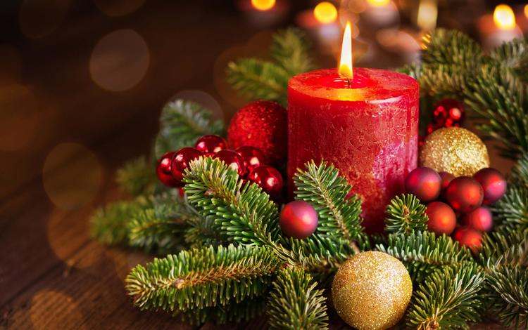 новый год, елка, свеча, рождество, елочные игрушки, new year, tree, candle, christmas, christmas decorations