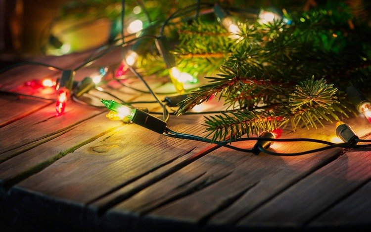 новый год, елка, рождество, гирлянда, new year, tree, christmas, garland