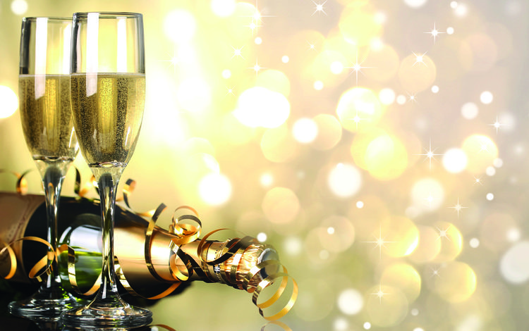 новый год, бокалы, рождество, шампанское, new year, glasses, christmas, champagne